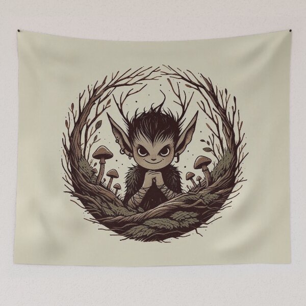 Item preview, MISCHIEVOUS WOODLAND FAERIE designed and sold by Roberta Calabrese.