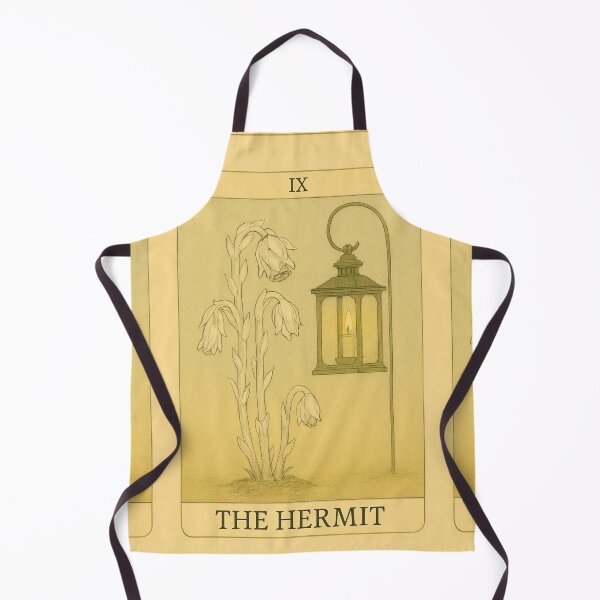 Item preview, The Hermit — Botanical Lantern Tarot Card (IX) designed and sold by LuxuryApparels.