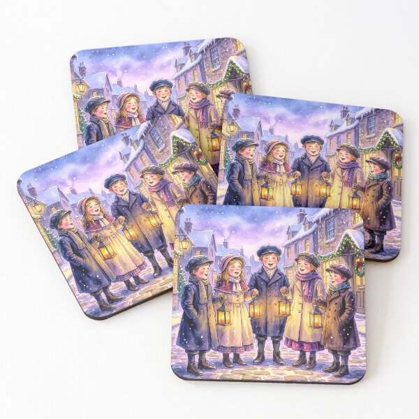 Item preview, Victorian Christmas Carolers with Lanterns designed and sold by acceleratorhams.