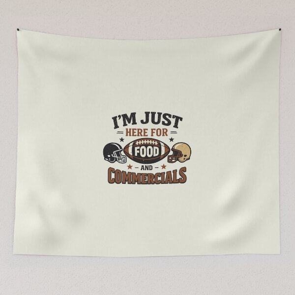 Item preview, I'm Just Here for Food And Commercials 2 designed and sold by RebeltouilleArt.