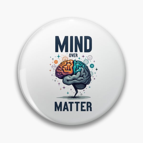 Item preview, Mind Over Matter Colorful Brain Mechanics Illustration designed and sold by Posiheal26.