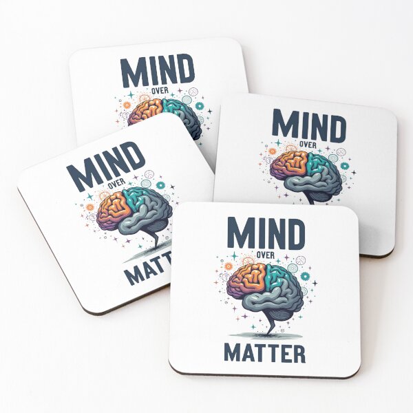 Item preview, Mind Over Matter Colorful Brain Mechanics Illustration designed and sold by Posiheal26.