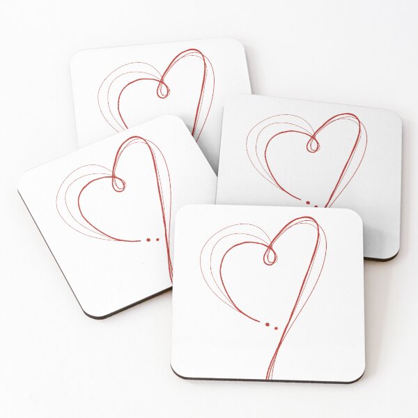 Item preview, Heart made of yarn -red- designed and sold by Houst-cn.