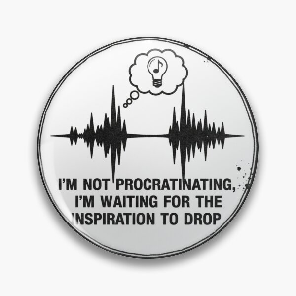 Item preview, Inspiration Drop - Funny Music Producer Quote by Elias Brick Intelligent Groove designed and sold by ELIAS BRICK INTELLIGENT GROOVE.
