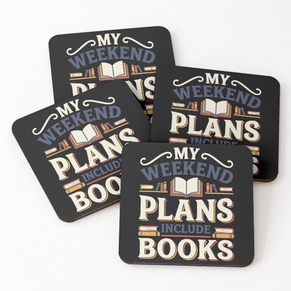 Item preview, My Weekend Plans Include Books Book Lover designed and sold by Emmatshirt1.