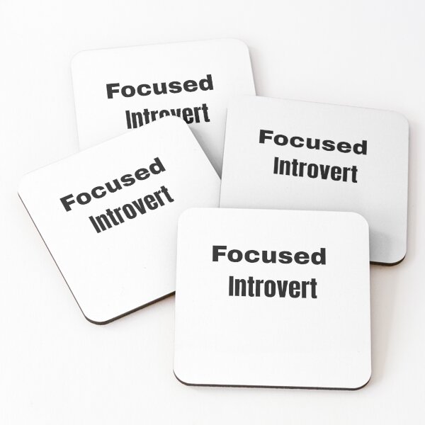 Item preview, Focused Introvert – Quiet Mind Strong Focus Minimalist Design designed and sold by RICHKIDSSTUDIO.
