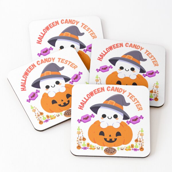 Item preview, Funny Halloween Candy Tester Cute Ghost Pumpkin Trick or Treat Lover Shirt designed and sold by KapiPrint.