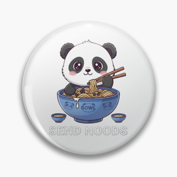 Item preview, Send Noods Panda | Cute Funny Panda Eating Noodles Meme Design designed and sold by snaperos.