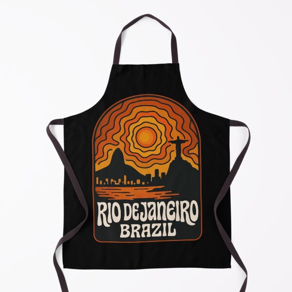 Item preview, Rio De Janeiro Brazil Travel Retro Trippy Art designed and sold by TomFrontierArt.