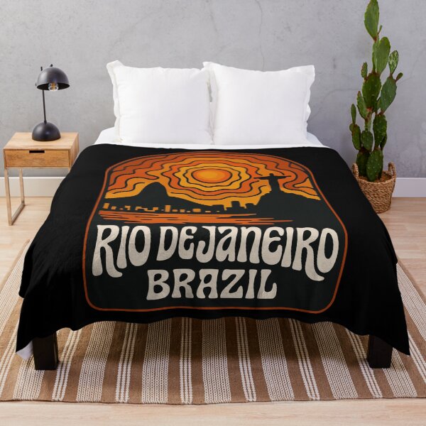Item preview, Rio De Janeiro Brazil Travel Retro Trippy Art designed and sold by TomFrontierArt.