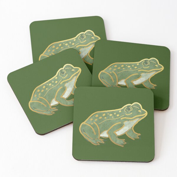 Item preview, Friendly Frog in Gold Trim designed and sold by jshuphotography.