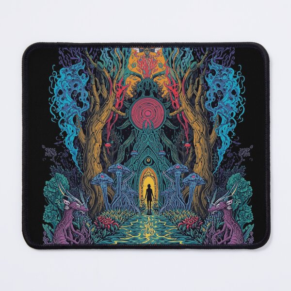 Item preview, Portal of the Inner Forest – A Mystical Psychedelic Journey designed and sold by PLUSHIWORLDtm.