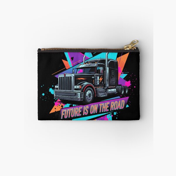 Item preview, Future is on the Road - Neon Cyber Trucker Vibe designed and sold by BounoWorld.