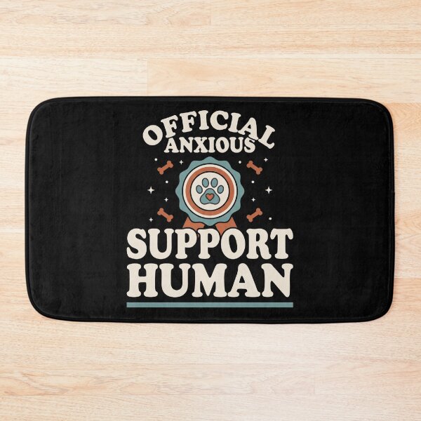Item preview, Official Anxious Support Human Dog Paw Retro designed and sold by Emmatshirt1.
