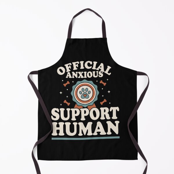 Item preview, Official Anxious Support Human Dog Paw Retro designed and sold by Emmatshirt1.