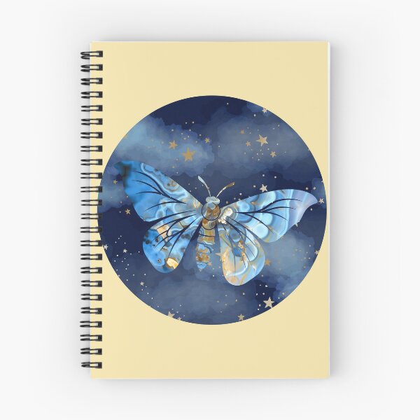 Item preview, Cosmic Blue Moth Galaxy Stars Art designed and sold by 3DDesignSpot.