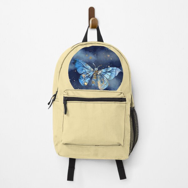 Item preview, Cosmic Blue Moth Galaxy Stars Art designed and sold by 3DDesignSpot.
