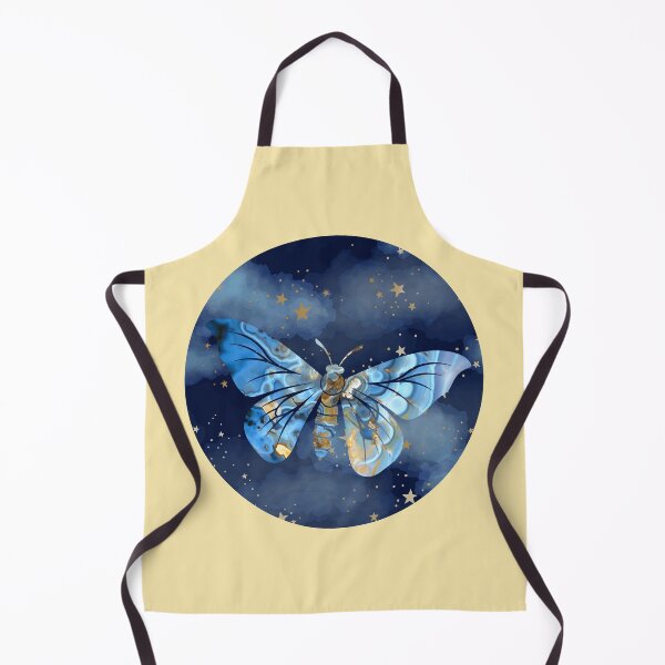 Item preview, Cosmic Blue Moth Galaxy Stars Art designed and sold by 3DDesignSpot.