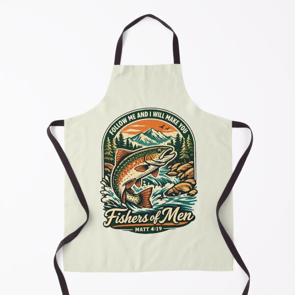 Item preview, Funny Christian Fishing Bible Verse Matthew 4:19 designed and sold by D4nnyBoiArt.