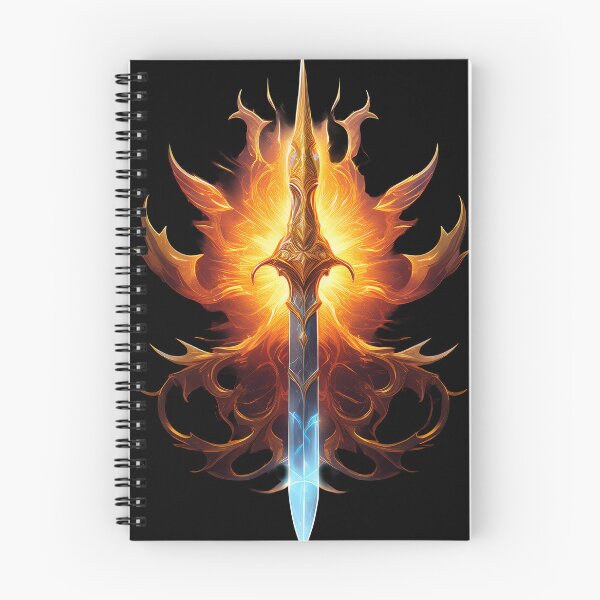 Item preview, Heavenly Fire Sword designed and sold by Black Ink Visions.