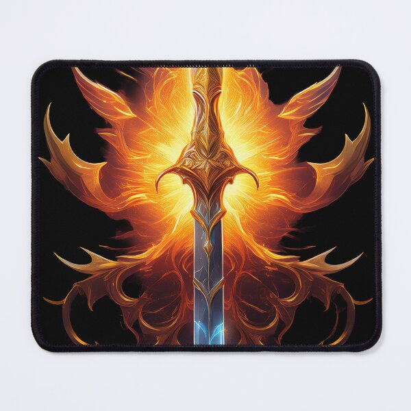 Item preview, Heavenly Fire Sword designed and sold by Black Ink Visions.