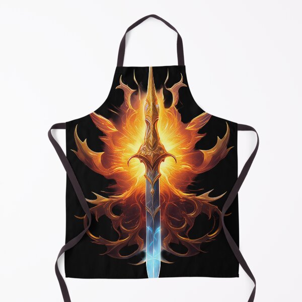 Item preview, Heavenly Fire Sword designed and sold by Black Ink Visions.
