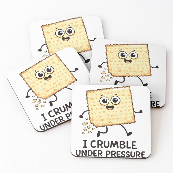 Item preview, I Crumble Under Pressure Matzah designed and sold by AbstractArielle.