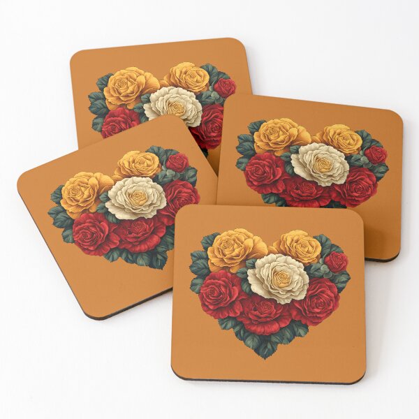 Item preview, Heart №105 Heart-Shaped Bouquet of Red and Yellow Roses designed and sold by SyberGen.