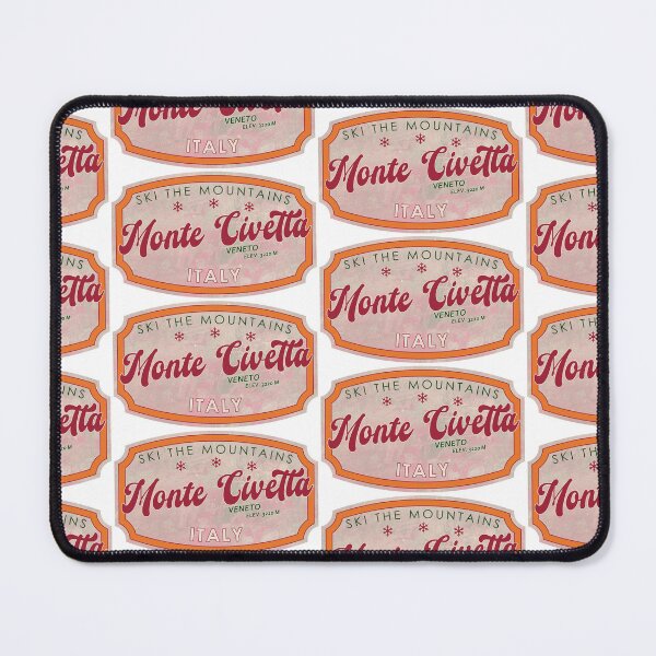 Item preview, Monte Civetta, Italy, Veneto, Ski, textured skiing badge designed and sold by Wanderful-roads.