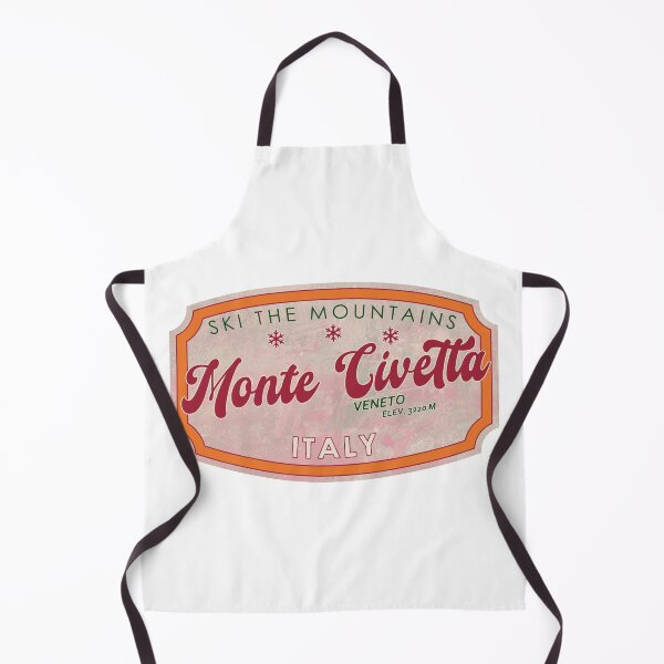 Item preview, Monte Civetta, Italy, Veneto, Ski, textured skiing badge designed and sold by Wanderful-roads.