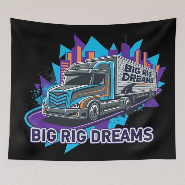 Item preview, Big Rig Dreams - Modern Trucker Aesthetic designed and sold by BounoWorld.