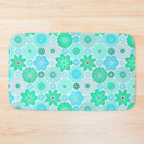 Item preview, Aqua Bloom Boogie designed and sold by Dawne's Designs.