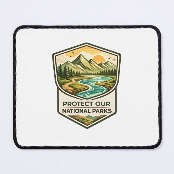 Item preview, Protect Our National Parks Save The Environment Land Publics Hiking Forest Wildlife designed and sold by HumansStuck12.