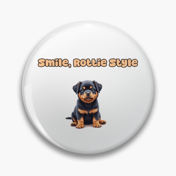 Item preview, Smile, Rottie Style designed and sold by NatureUnleashed.