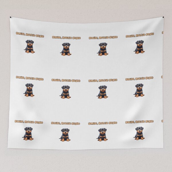 Item preview, Smile, Rottie Style designed and sold by NatureUnleashed.