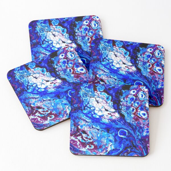 Item preview, Azure Cosmos – Abstract Cosmic Fluid Art designed and sold by SpandaStudio.