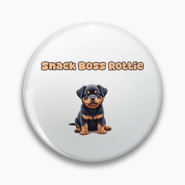 Item preview, Jefe de bocadillos Rottie designed and sold by NatureUnleashed.