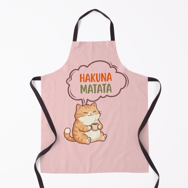 Item preview, "Hakuna Matata – Cute Relaxed Cat Design designed and sold by Nubesss.