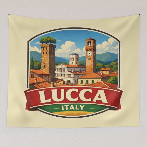 Item preview, Lucca, Italy - Tuscan City designed and sold by Myra365Art.