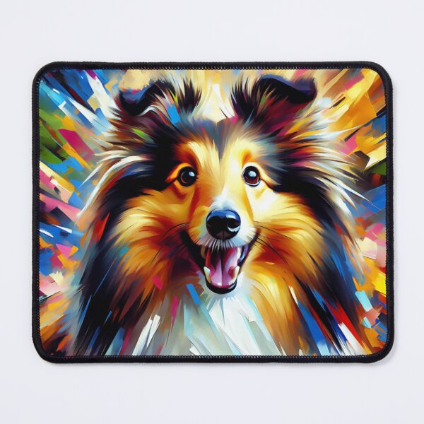 Item preview, Shetland Sheepdog Dog Portrait Acrylic Art Print Pet Portrait Gift for Sheltie Lovers designed and sold by Puppy Puzzles Plus.