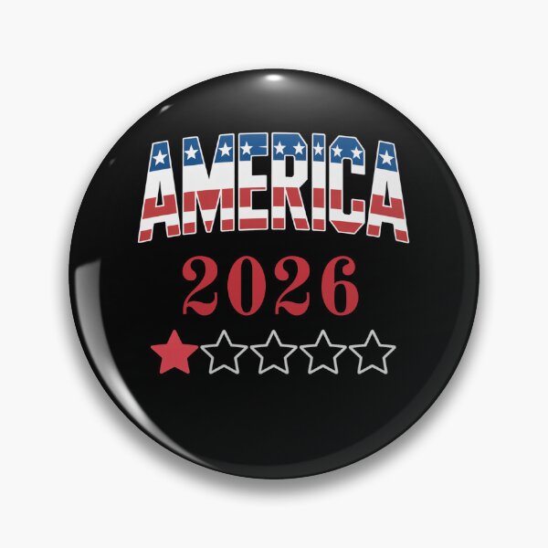 Item preview, AMERICA 2026 - One Star Rating designed and sold by Snark Town Tees.