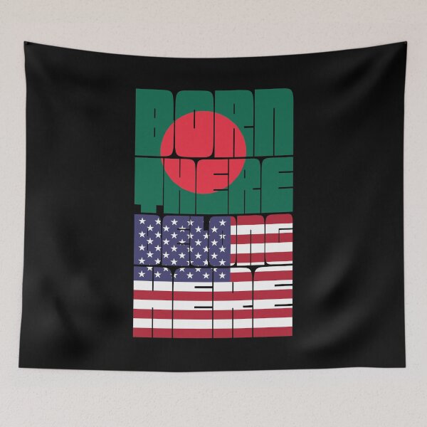 Item preview, Born Bangladesh Belong American designed and sold by FlagX.