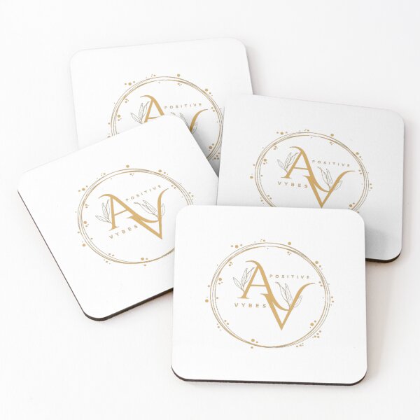 Item preview, Positive Vybes Minimalist Golden Monogram Logo designed and sold by Posiheal26.