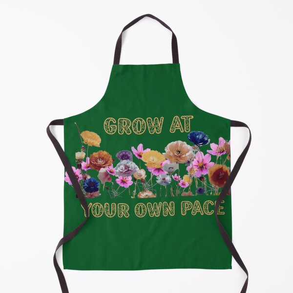 Item preview, Grow At Your Own Pace Floral Wildflower Quote designed and sold by Pukisdaizi.