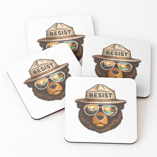 Item preview, Resist Protect Our National Parks Bear Resist designed and sold by HumansStuck12.