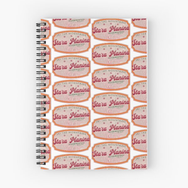 Item preview, Stara Planina, Serbia, Balkan Mountains, Ski, textured skiing badge designed and sold by Wanderful-roads.