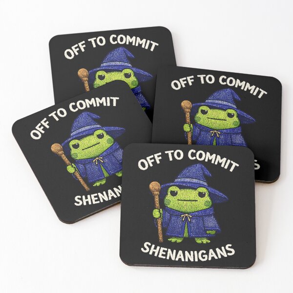 Item preview, OFF TO COMMIT SHENANIGANS designed and sold by MinaKiarts.
