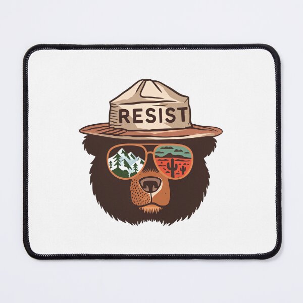 Item preview, Resist Protect Our National Parks Bear resist nature lover designed and sold by HumansStuck12.