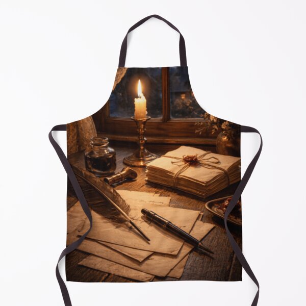 Item preview, Victorian Letters by Candlelight – Quiet Cottagecore Writing Nook designed and sold by ArtFreshStudio.