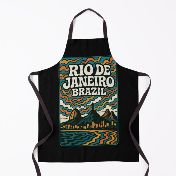 Item preview, Rio De Janeiro Retro Trippy Art designed and sold by TomFrontierArt.